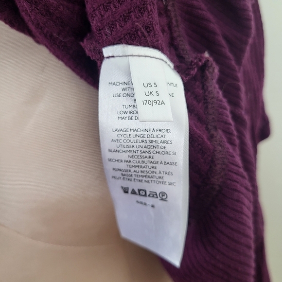 Free People Olivia Henley Plum Oversized Tunic Size Small - Picture 11 of 11